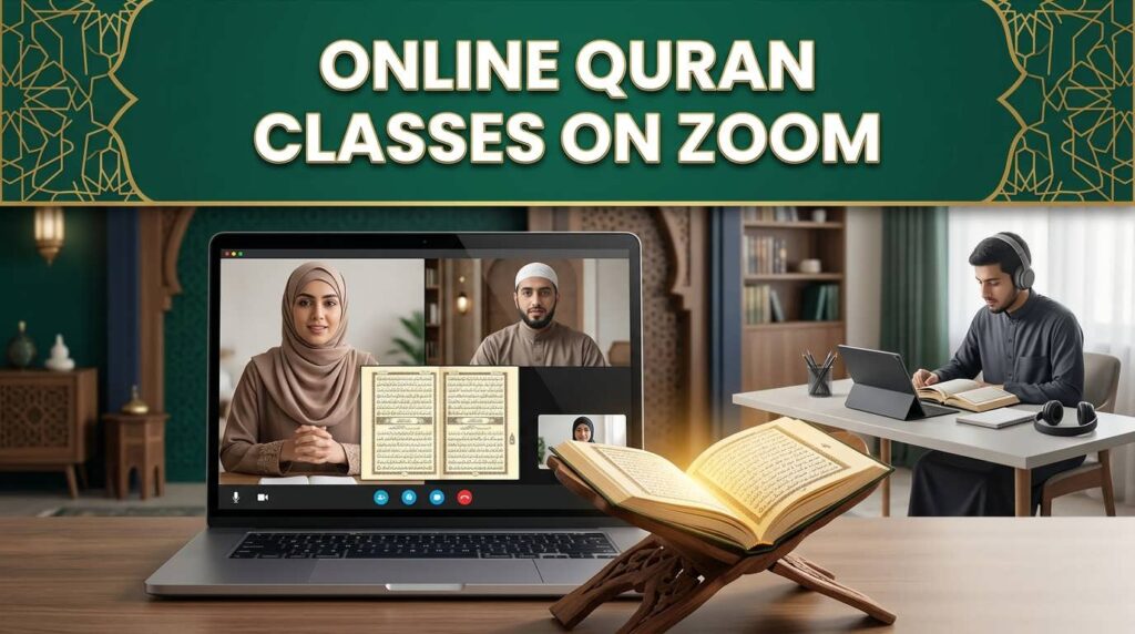 Online Quran classes on Zoom with live Quran teacher and student