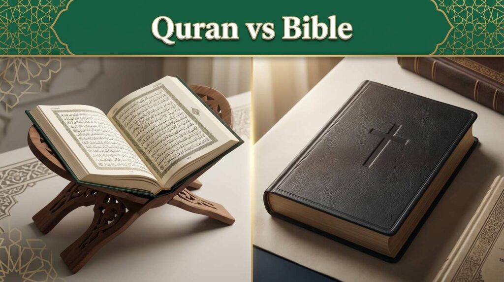 Quran VS Bible compared in an educational Islamic study