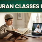Quran classes UK with a student learning Quran online from a qualified teacher